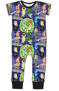 Wubba Lubba Dub Dub Bennett Pants and Shorts Length T-Shirt Romper