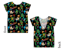 Load image into Gallery viewer, Cowabunga! Ninja Turtles Low Back Ballerina Tee