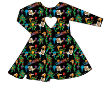 Load image into Gallery viewer, Cowabunga! Ninja Turtles Molly Heart Back Twirly Dress