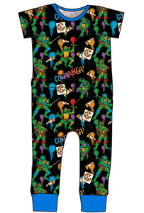 Cowabunga! Ninja Turtles Bennett Pants and Shorts Length T-Shirt Romper