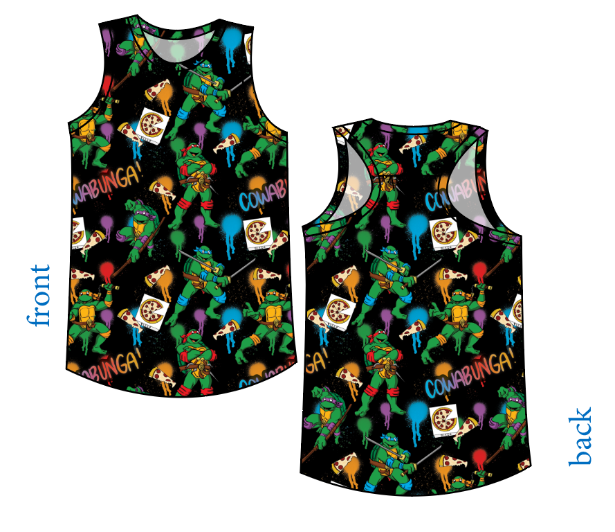 Cowabunga! Ninja Turtles Summer Tank