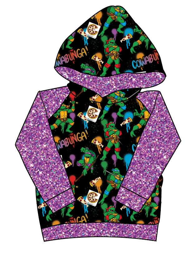 Cowabunga! Ninja Turtles Classic Hoodie (or Crewneck)