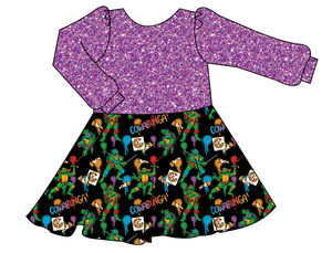 Cowabunga! Ninja Turtles Prairie Dress