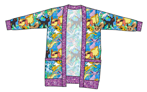 Eeveelution Ladies' Grandpa Cardigan