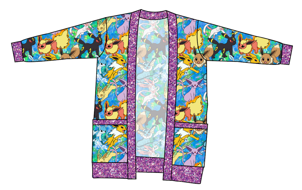 Eeveelution Ladies' Grandpa Cardigan