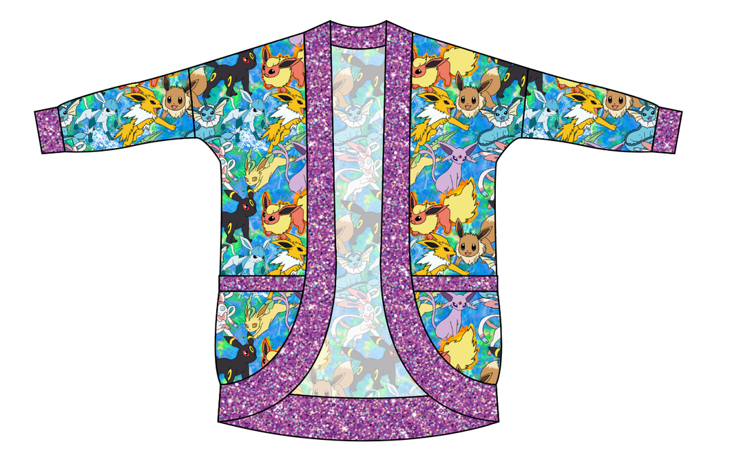 Eeveelution Kids Cocoon Cardigan