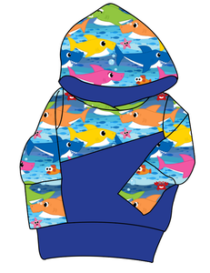 Shark Family Grow With Me Hoodie (or Crewneck)