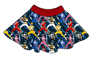 Mighty Morphin Circle Skirt