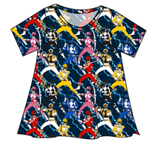 Load image into Gallery viewer, Mighty Morphin Ladies&#39; Swing Tee