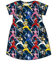 Load image into Gallery viewer, Mighty Morphin Play Dress