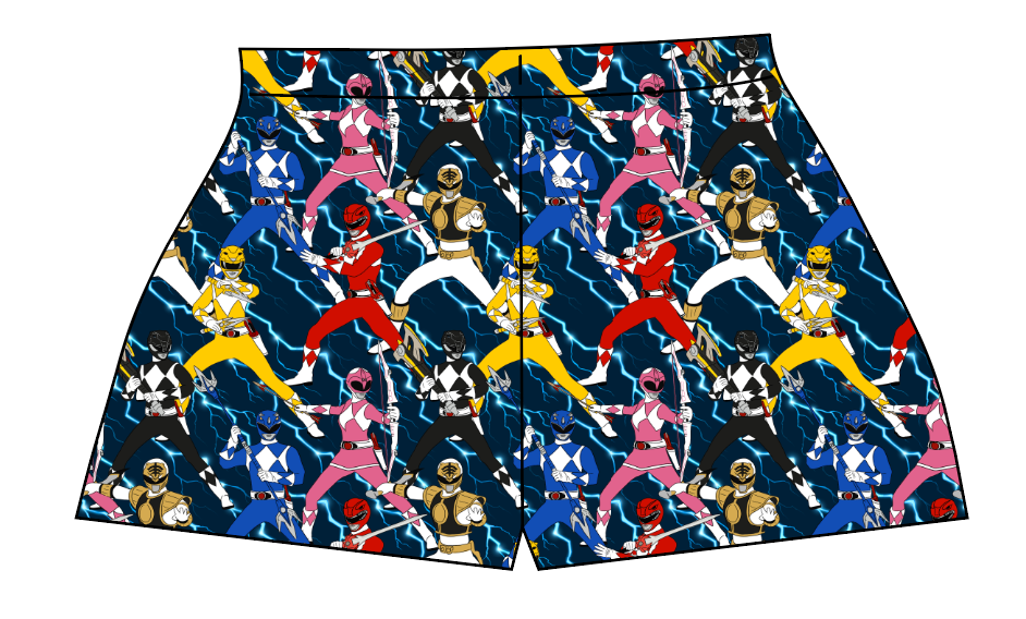 Mighty Morphin Ladies' Lounge Shorts