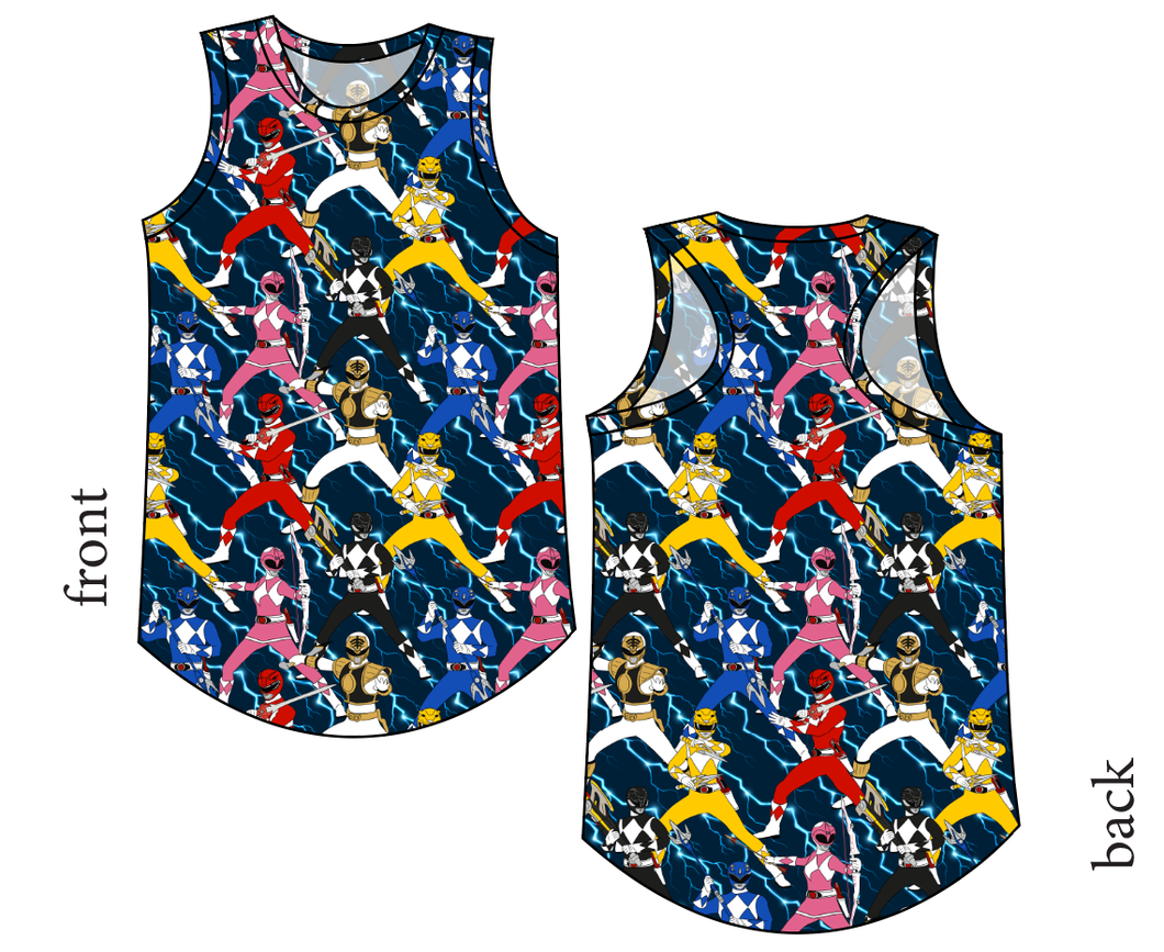 Mighty Morphin Ladies' Summer Tank