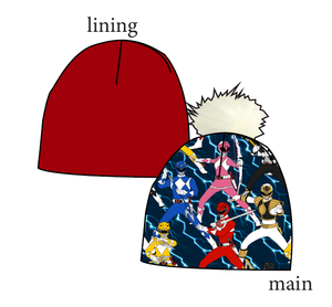 Mighty Morphin Slouchy Beanie (Reversible!)