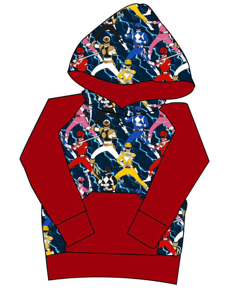 Mighty Morphin Mens' Hoodie