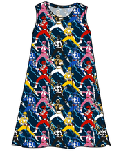 Load image into Gallery viewer, Mighty Morphin Ladies&#39; Swing Dress