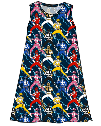 Mighty Morphin Ladies' Swing Dress