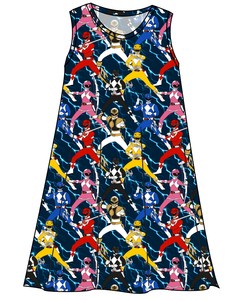 Mighty Morphin Ladies' Swing Dress