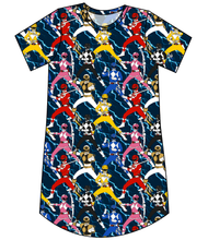 Load image into Gallery viewer, Mighty Morphin Ladies&#39; T-Shirt Dress