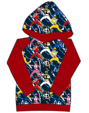 Load image into Gallery viewer, Mighty Morphin Ladies Hoodie