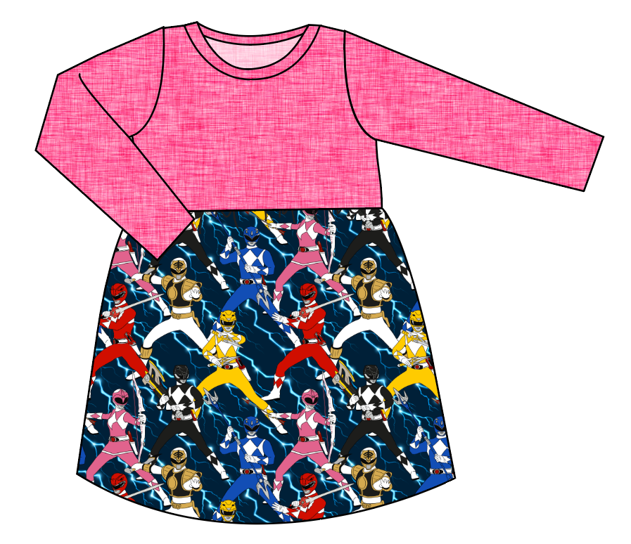 Mighty Morphin Play Dress