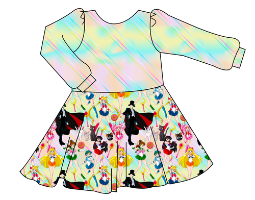 Sailor Scouts Prairie Dress