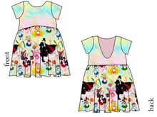 Load image into Gallery viewer, Sailor Scouts Low Back Dress