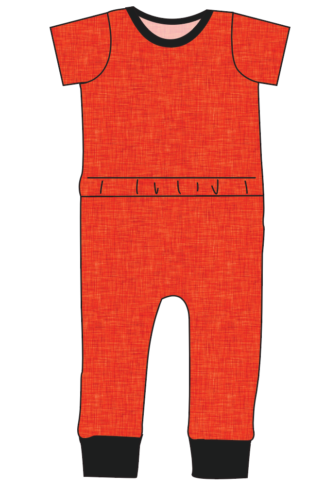 Linens Bennett Pants and Shorts Length T-Shirt Romper