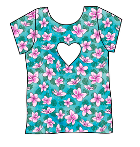 Aloha Cambria Heart Back Tee