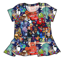 Load image into Gallery viewer, Animation Station Peplum Top