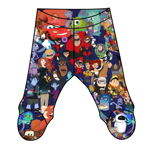 Animation Station Newborn Footed Pants