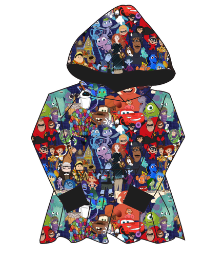Animation Station Peplum Hoodie (or Crewneck)