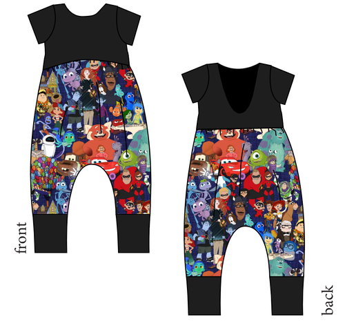 Animation Station Low Back Romper and Bubble Romper