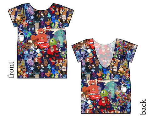 Animation Station Low Back Ballerina Tee