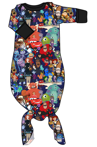 Animation Station Newborn Knotted Gown