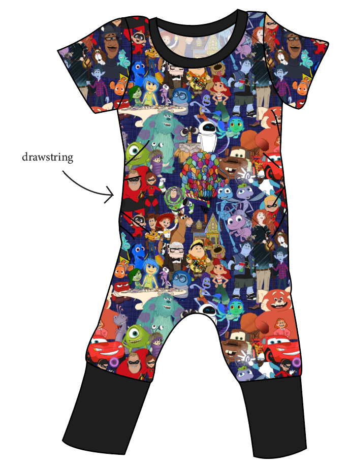 Animation Station Grow With Me Pants And Shorts Romper