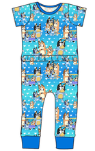 Load image into Gallery viewer, Oh Biscuits! Bennett Pants and Shorts Length T-Shirt Romper