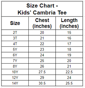 Monster Check Cambria Heart Back Tee