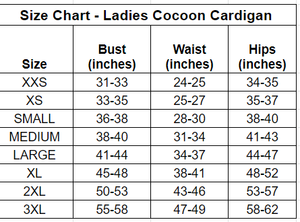 Singing Alphabet Ladies' Cocoon Cardigan