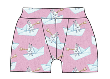 Load image into Gallery viewer, Rose Paper Boat Bunnies Mens&#39; Boxer Briefs