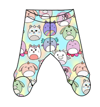 Load image into Gallery viewer, Mythical Squish Friends Newborn Footed Pants
