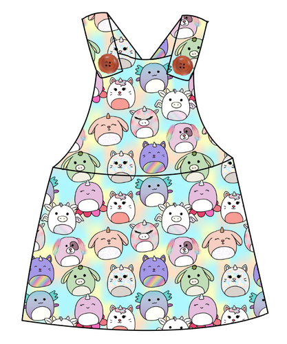 Mythical Squish Friends Skirt-Alls
