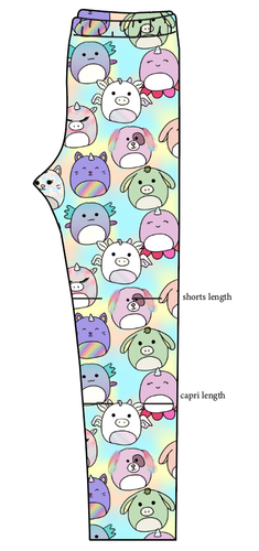 Mythical Squish Friends Basic Leggings