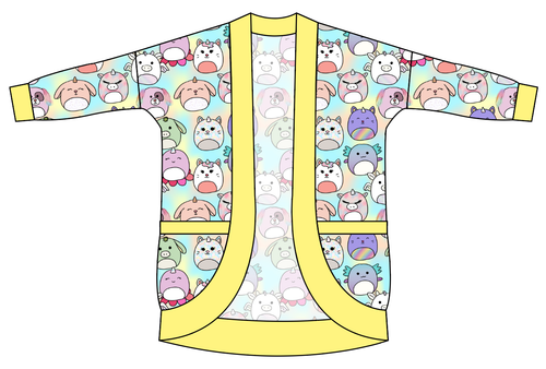 Mythical Squish Friends Kids Cocoon Cardigan