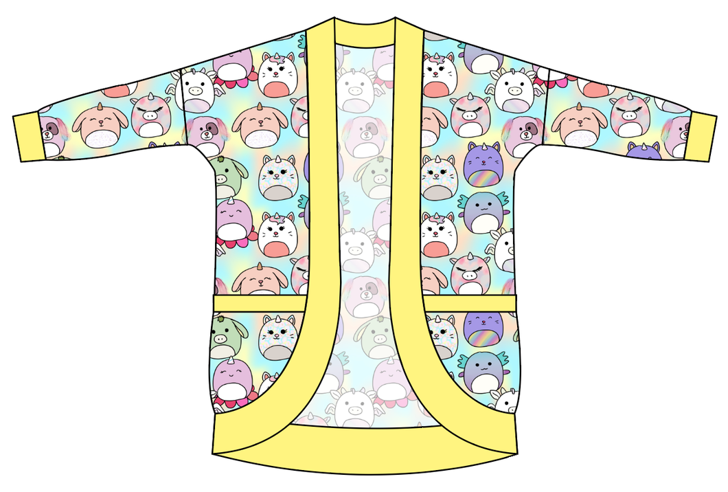 Mythical Squish Friends Kids Cocoon Cardigan