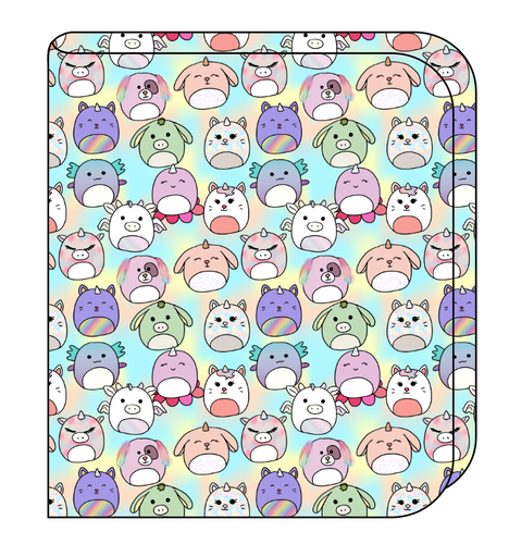 Mythical Squish Friends Swaddle Blanket