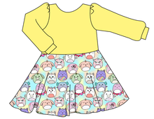 Load image into Gallery viewer, Mythical Squish Friends Prairie Dress