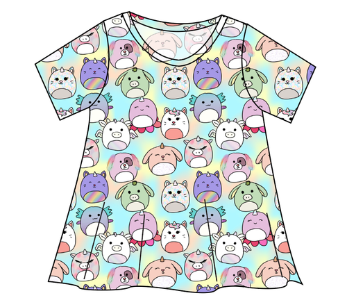 Mythical Squish Friends Ladies' Swing Tee