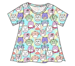Mythical Squish Friends Ladies' Swing Tee