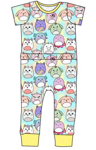 Mythical Squish Friends Bennett Pants and Shorts Length T-Shirt Romper