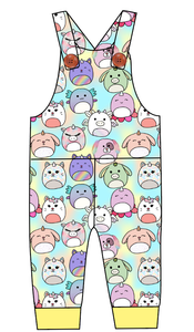 Mythical Squish Friends Overalls and Shortalls